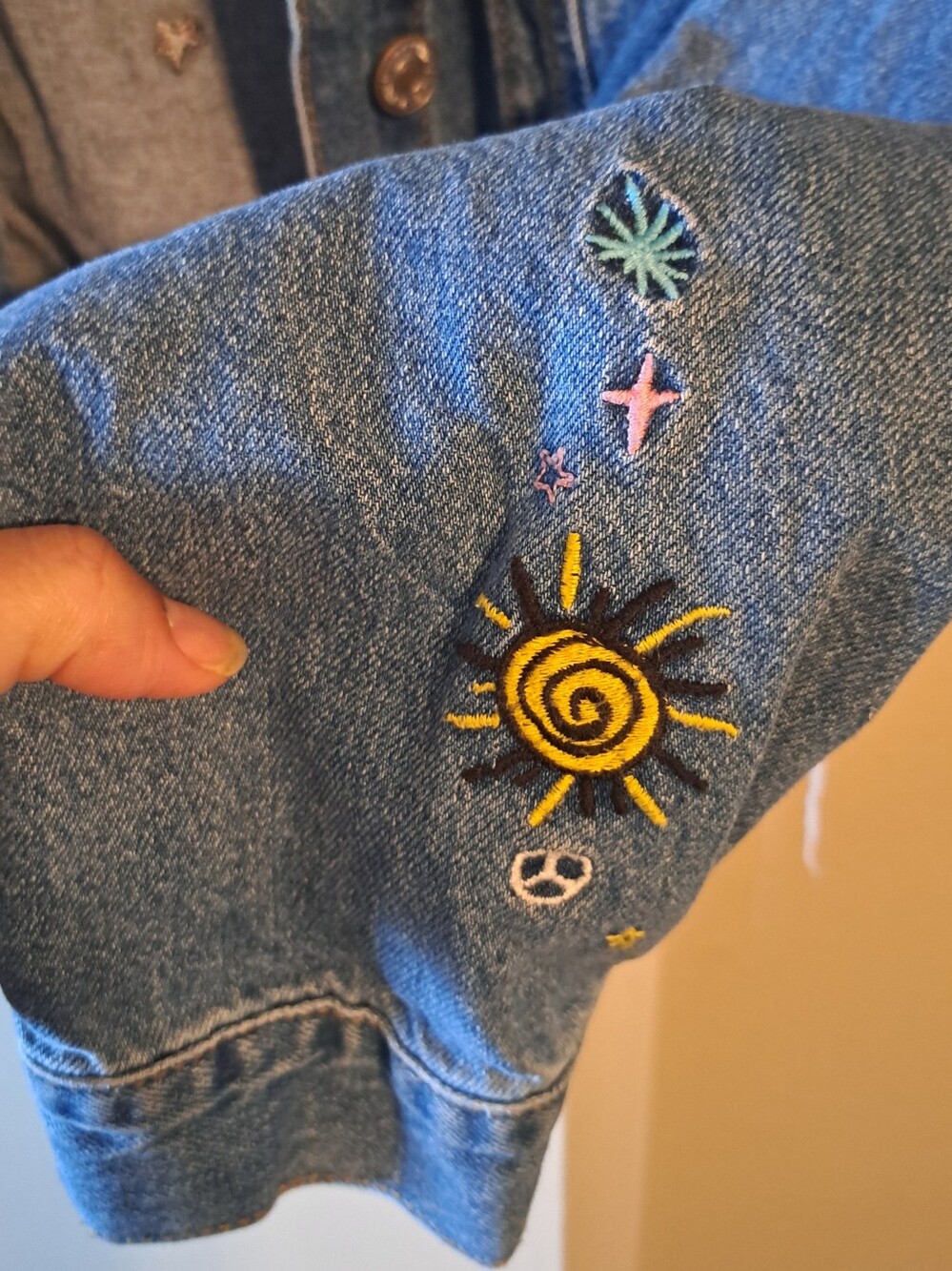 ✨ Forever 21 Embroidered Denim Jacket 3X NWOT - Picture 8 of 8